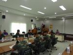 รับฟังการกล่าวบรรยายให้ความรู้เกี่ยวกับอำนาจหน้าที่ของ อบต. โดย ท่านหัวหน้าสำนักงานปลัดฯ