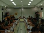 รับฟังการกล่าวบรรยายให้ความรู้เกี่ยวกับอำนาจหน้าที่ของ อบต. โดย ท่านหัวหน้าสำนักงานปลัดฯ