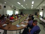 ดำเนินการประชุมหารือการดำเนินงานประเพณีบายศรี  สู่ขวัญข้าว ประจำปี 2559  