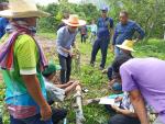 สำรวจระดับน้ำ ประปาและจับพิกัดทางน้ำ หมู่ที่ 12 บ้านวังรี หม